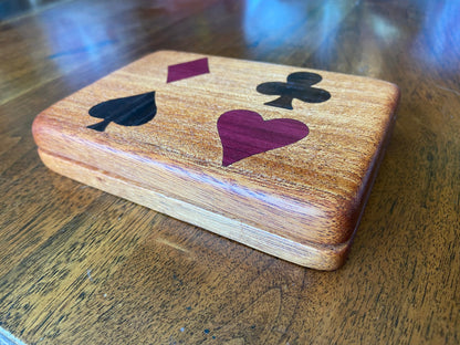 Bridge set box - Hand-made w/inlay