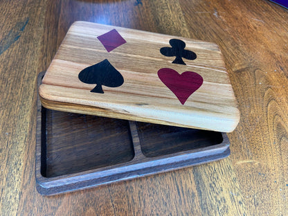Bridge set box - Hand-made w/inlay